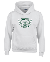 Poway HS Girls Basketball Outline v2 - Youth Hoodie