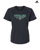 Poway HS Girls Basketball Swoop - Womens Adidas Performance Shirt