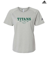 Poway HS Girls Basketball Swoop - Womens Adidas Performance Shirt