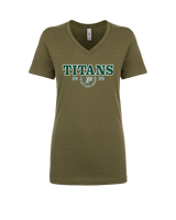 Poway HS Girls Basketball Swoop - Womens Vneck