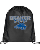 Pratt Community College Flag Football Dad - Drawstring Bag