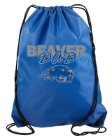 Pratt Community College Flag Football Dad - Drawstring Bag