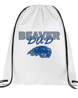 Pratt Community College Flag Football Dad - Drawstring Bag