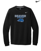 Pratt Community College Flag Football Dad - Mens Nike Crewneck