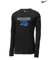 Pratt Community College Flag Football Dad - Mens Nike Longsleeve