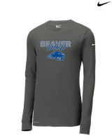 Pratt Community College Flag Football Dad - Mens Nike Longsleeve