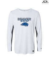 Pratt Community College Flag Football Dad - Mens Oakley Longsleeve