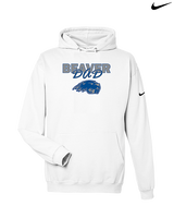 Pratt Community College Flag Football Dad - Nike Club Fleece Hoodie