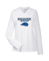 Pratt Community College Flag Football Dad - Womens Performance Longsleeve
