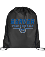 Pratt Community College Flag Football Design - Drawstring Bag