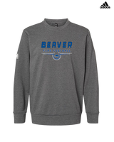 Pratt Community College Flag Football Design - Mens Adidas Crewneck