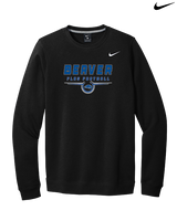 Pratt Community College Flag Football Design - Mens Nike Crewneck