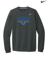 Pratt Community College Flag Football Design - Mens Nike Crewneck