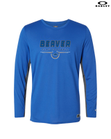 Pratt Community College Flag Football Design - Mens Oakley Longsleeve