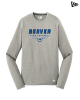 Pratt Community College Flag Football Design - New Era Performance Long Sleeve