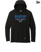 Pratt Community College Flag Football Design - New Era Tri-Blend Hoodie