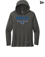 Pratt Community College Flag Football Design - New Era Tri-Blend Hoodie
