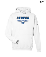 Pratt Community College Flag Football Design - Nike Club Fleece Hoodie