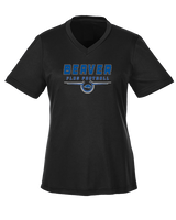Pratt Community College Flag Football Design - Womens Performance Shirt