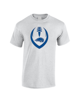 Pratt Community College Flag Football Full Football - Cotton T-Shirt