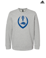 Pratt Community College Flag Football Full Football - Mens Adidas Crewneck