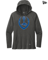 Pratt Community College Flag Football Full Football - New Era Tri-Blend Hoodie