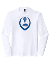 Pratt Community College Flag Football Full Football - Tri-Blend Long Sleeve
