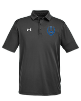 Pratt Community College Flag Football Full Football - Under Armour Mens Tech Polo