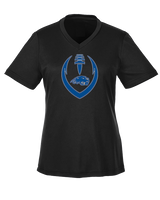 Pratt Community College Flag Football Full Football - Womens Performance Shirt