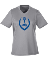 Pratt Community College Flag Football Full Football - Womens Performance Shirt