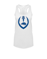 Pratt Community College Flag Football Full Football - Womens Tank Top