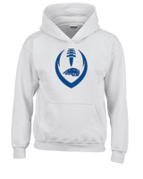 Pratt Community College Flag Football Full Football - Youth Hoodie