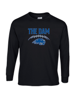 Pratt Community College Flag Football Laces - Cotton Longsleeve
