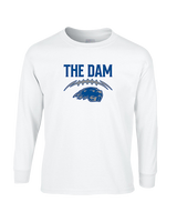 Pratt Community College Flag Football Laces - Cotton Longsleeve