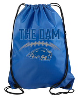 Pratt Community College Flag Football Laces - Drawstring Bag