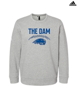 Pratt Community College Flag Football Laces - Mens Adidas Crewneck