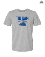 Pratt Community College Flag Football Laces - Mens Adidas Performance Shirt