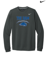 Pratt Community College Flag Football Laces - Mens Nike Crewneck