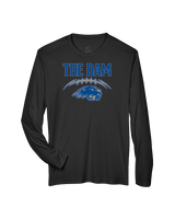 Pratt Community College Flag Football Laces - Performance Longsleeve