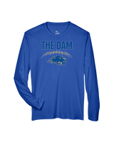 Pratt Community College Flag Football Laces - Performance Longsleeve