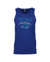 Pratt Community College Flag Football Laces - Tank Top