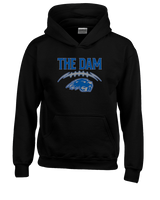 Pratt Community College Flag Football Laces - Unisex Hoodie