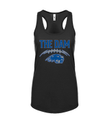 Pratt Community College Flag Football Laces - Womens Tank Top