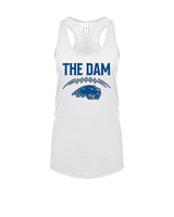 Pratt Community College Flag Football Laces - Womens Tank Top