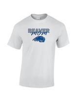 Pratt Community College Flag Football Mom - Cotton T-Shirt