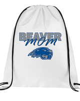 Pratt Community College Flag Football Mom - Drawstring Bag