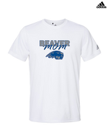 Pratt Community College Flag Football Mom - Mens Adidas Performance Shirt