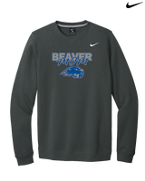 Pratt Community College Flag Football Mom - Mens Nike Crewneck