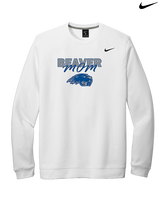 Pratt Community College Flag Football Mom - Mens Nike Crewneck