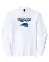 Pratt Community College Flag Football Mom - Tri-Blend Long Sleeve